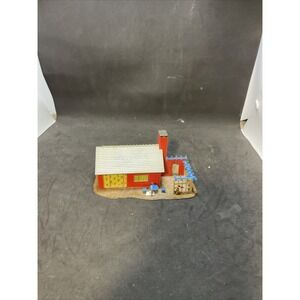 VOLLMER VINTAGE HO SCALE COTTAGE HOME WITH PATIO